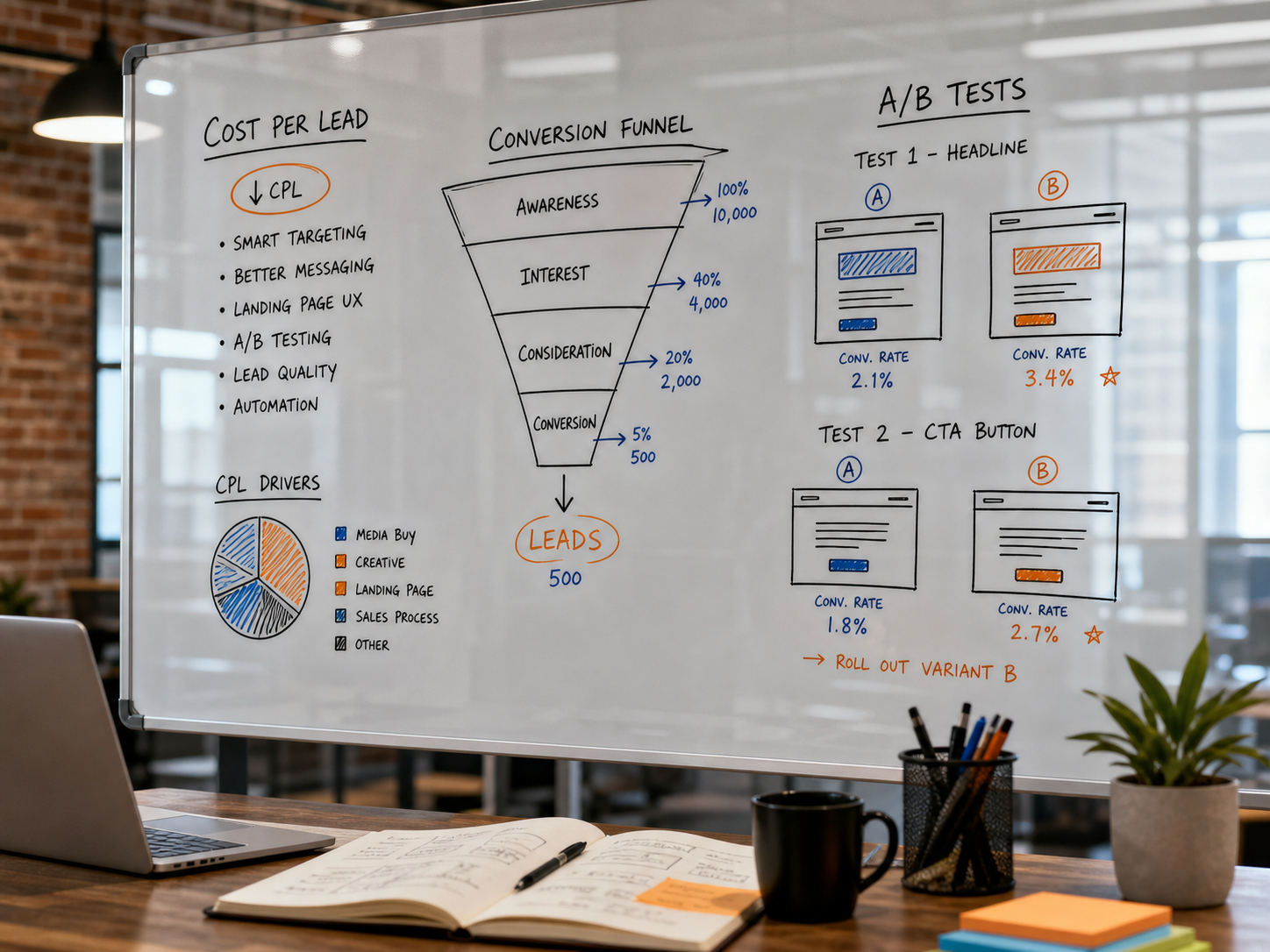 How to Reduce Cost Per Lead B2B: High-Converting Ad Formats and Pipeline Metrics